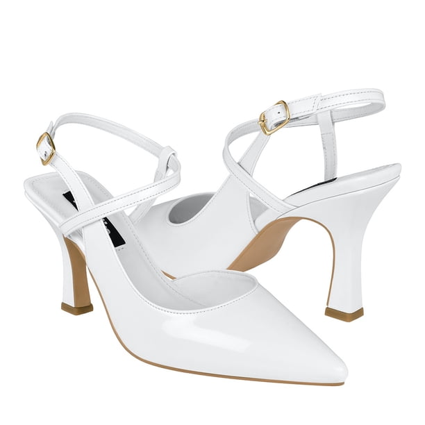 TACONES DAMA BERLIN 718605-02 CHAROL BLANCO