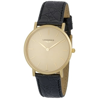 LONGINES Presence クォーツ Longines Presence Quartz 18k Gold Men's Watch, Swiss Movement