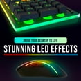 thumbnail image 4 of Restored Klim Thunder Wireless Gaming Keyboard and Mouse Combo - Illuminated RGB Keyboard with Rechargeable Battery + 4800 DPI RGB Wireless Gaming Mouse for PC (Refurbished), 4 of 6