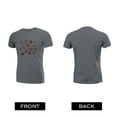 thumbnail image 2 of Coolnut Womens T Shirts Fashion Tops, Pink Peach Fruits Women's Basic Short Sleeve Tees, Grey Lightweight Casual Summer Clothes, M, 2 of 6