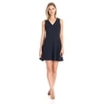 thumbnail image 4 of Women's V Neck Fit And Flare Dress-DB-0, 4 of 5