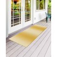thumbnail image 2 of Ginger Yellow Front Door Mat Gradient Ombre Welcome Doormat Indoor Outdoor Entrance Floor Mat Non-Slip Washable Runner Rug for Front Porch Decor 16x47 Inch, 2 of 6