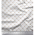 thumbnail image 1 of Soimoi Poly Georgette Fabric Dot & Floral Small Print Fabric by The Yard 42 Inch Wide, 1 of 1