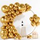 thumbnail image 1 of Kit de globos Labeol Metallic Gold, 139 unidades, con diferentes tamaños, 1 of 9