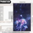 thumbnail image 6 of TSOVTHRID Violet Jellyfish Galaxy Print Sofa Headrest Cover, PU Leather Recliner Headrest Protector, Waterproof Recliner Head Rest Cover, Easy Care Sofa Head Covers 17x27 in, 2 Pieces, 6 of 7