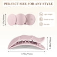 thumbnail image 3 of Amlaidu Medium Flat Hair Clips for Women, Flat Claw Clips for Thick & Thin Hair, Non Slip Strong Hair Accessories, 4PCS Mixed Color Set, 3 of 9