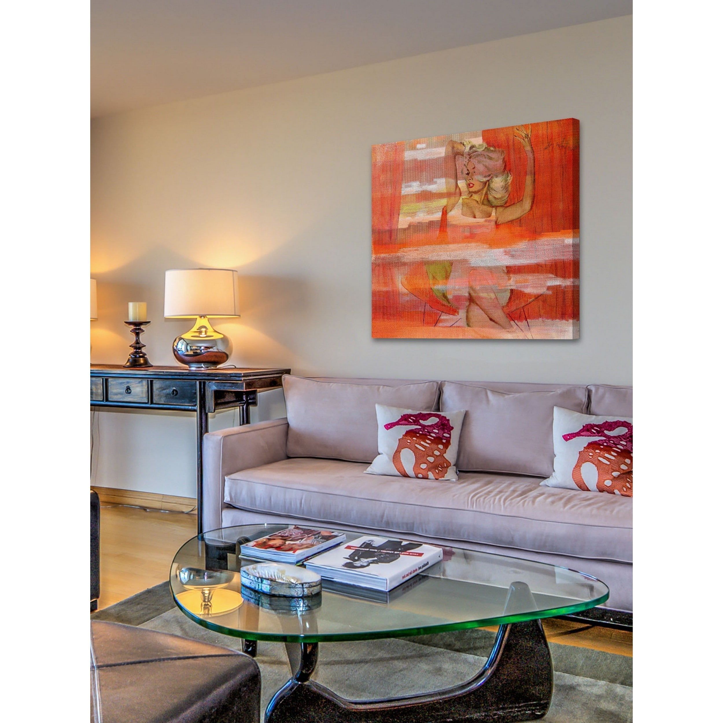 Parvez Taj  - It's Hot In Here Painting Print on Canvas 32 x 32