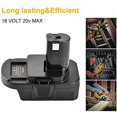 thumbnail image 3 of For Dewalt Milwaukee Converter 20v/18v To Ryobi 18v Battery Converter Adapter, 3 of 5