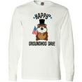 thumbnail image 3 of Inktastic Happy Groundhog Day February Long Sleeve T-Shirt, 3 of 5