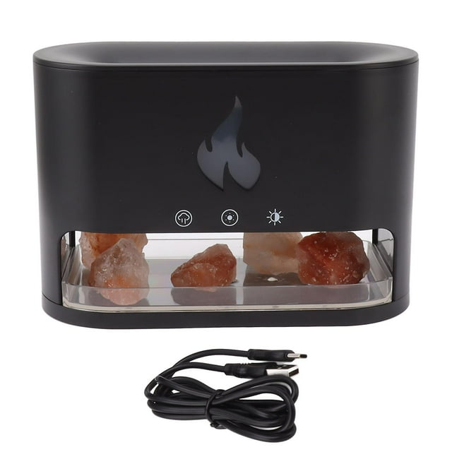 250ml Flame Air Diffuser Humidifier 7 Colors Flame Aromatherapy Diffuser for Home Use Office Use Gift