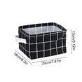 thumbnail image 2 of Lzobxe Cube Storage Organizer, Foldable Open-Top Basket Storage Bags, Fabric Boxes Optional Handles for Nightstands and Vanity Tables Bottles, 2 of 6