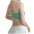 thumbnail image 4 of loopsun Summer Savings Clearance 2023! for Womens Plus Size Bra,Ice Silk Strapless Strapless With Traceless Breathable Underwear Inside, 4 of 4