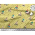 thumbnail image 3 of Soimoi Yellow Rayon Fabric Tent & Arrow Tribal Fabric Prints By Yard 56 Inch Wide, 3 of 3