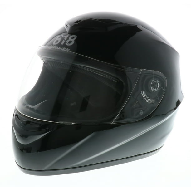 818 Adult Full Face Motorcycle Helmet Street Bike, Scooter - DOT - H