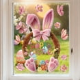 thumbnail image 4 of Easter Decorations Bunny Window Clings Egg Stickers Spring Decorations Static Cling Decals for Glass Door Home Easter Party Decor Butterfly Rabbits B, 9x15", 4 of 6