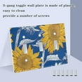 thumbnail image 4 of 2 Gang Light Switch Cover Plate Hand Paint Sunflowers Wall Plate Decorate Electrical Outlet Cover Plates 4.56”x4.48”, 4 of 8