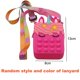 thumbnail image 1 of Estuche de silicona sensorial para lápices, bolsa de almacenamiento de papelería, organizador, regalos de temporada escolar, 2022, 1 of 4