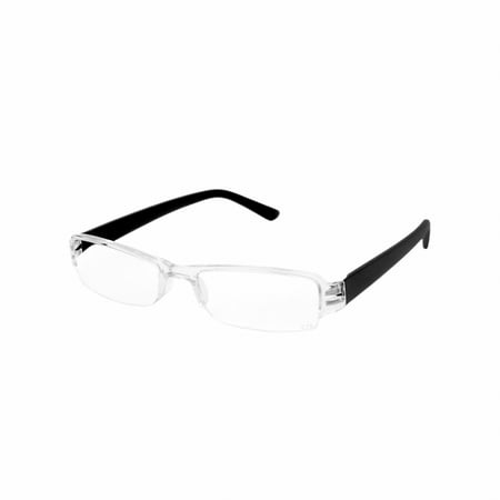 Shark Eyes Reading Glasses with Case, Stylish Reader Glasses for Men and Women