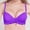 Purple, variant on DuoJiaJ Women Lace Shaping Cup Adjustable Shoulder Strap Large Size Underwire Bra Bras for Women Black