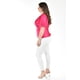 thumbnail image 2 of Blusa escote V Roman Fashion /Tallas Extras, 1772 (Fiusha) fucsia 42, 2 of 6