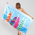 thumbnail image 1 of Toallas de microfibra, sin arena, de secado rápido y ligeras, perfectas para la playa, toalla de baño grande, toalla de viaje, playa, sauna, 160 x 80 cm, 1 of 5