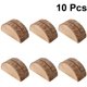 thumbnail image 4 of 10 Uds. De soporte de madera rústico para tarjetas de lugar, soporte para números de mesa, soporte de madera para notas, soportes para fotos de madera para nombre de mesa de fiesta de boda Xemadio YQ-2030, 4 of 9