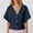 Navy, variant on TIANZEN Women's Plain Short Sleeve V Neck Sports Knitted Jacket Jacket for Old Women Winter Jacket Women Casual Western Jackets