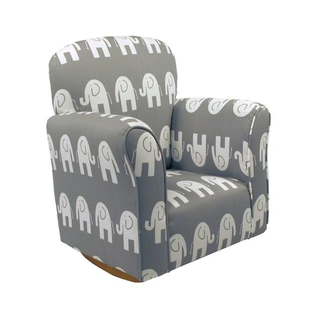 Brighton Home Furniture Toddler Rocker in Cheetah Printed Cotton