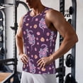 thumbnail image 6 of Fotbe Snake And Flower Pattern Men's Quick Dry Workout Tank Top Gym Muscle Tee Fitness Bodybuilding Sleeveless T Shirt Breathable Workout Shirt-Small, 6 of 8