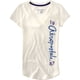 thumbnail image 1 of Camiseta gráfica con cuello en V para mujer de Aeropostale, blanca, extra pequeña, 1 of 1