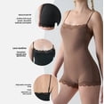 thumbnail image 4 of Vestido ajustado de encaje con correa ajustable para mujer, ropa interior de estilo picante, camiseta sin mangas, envoltura de plástico de doble capa, 4 of 5