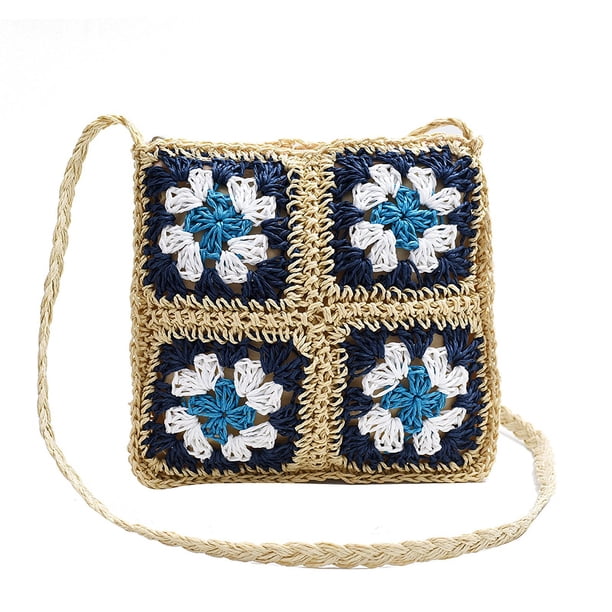 Bolso Hombro Hobo Crossbody Playa Paja Crochet para Mujer Hugtrwg