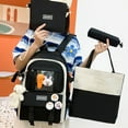 thumbnail image 2 of Chmadoxn 5PCS Backpack Set for Everyones with Cute Accessories - Notebookbag, Shoulder Bag, Handbag, Pen Pouch & More - Perfect for Student Supplies, 2 of 2