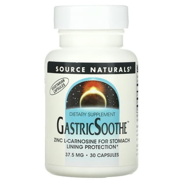 Source Naturals - GastricSoothe Zinc L-Carnosine 37.5 mg. - 30 Capsules
