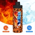 thumbnail image 5 of Cauagu Retro Halloween Print 18oz Vacuum Insulated Stainless Steel Water Bottle,Coffee Travel Mug Spill Proof with Lid,Thermos Cup for Keep Hot/Ice Water Drinks, 5 of 7