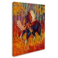 thumbnail image 2 of Trademark Fine Art 'Immenent Charge Moose' Canvas Art by Marion Rose, 2 of 3
