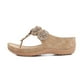 thumbnail image 4 of Zapatos de mujer Tacón inclinado Sandalias de tacón bajo Zapatillas casuales de talla grande Chanclas Wmkox8yii  hj789, 4 of 6