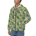 thumbnail image 3 of Naloa Corn On The Leaves Men’s Hoodies, Zip up Hoodie, Sweatshirts,Hoodies for Men Sizes S-3XL-3X-Large, 3 of 5