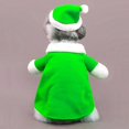 thumbnail image 4 of Sudadera con capucha para mascotas Disfraz de Navidad Perro Cosplay Ropa abrigada (ropa roja + sombrero, Xs), 4 of 5