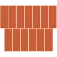 thumbnail image 1 of Ambiant Saturn Collection Solid Color Area Rugs Orange - 8" x 24" Stair Treads (Set Of 13), 1 of 2