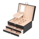 thumbnail image 3 of Estuche para joyas, caja de almacenamiento de joyas, estuche de viaje múltiple para joyas, caja de almacenamiento de joyas para el hogar, materiales ecológicos, 3 of 9