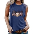 thumbnail image 2 of EQWLJWE Débardeurs Sans Manches pour Femmes Débardeurs d'Été pour Femmes Mode Débardeur d'Été pour Femmes à Col Rond Sans Manches Imprimé Débardeur Blouse Décontractée, 2 of 4