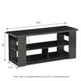 thumbnail image 3 of Furinno JAYA Engineered Wood TV Stand for TV up to 55" in Espresso, 3 of 9