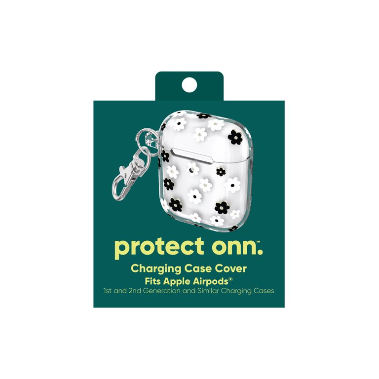 onn. Charging Case Cover with Keychain Clip for Apple