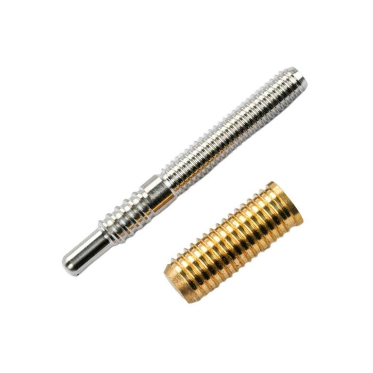 Billiards Pool Cue Joint Pin Insert Pool Cue Joint Screws Durable  Lightweight Sturdy Easy Install Metal Shaft Fittings Billiards Accessories  4 Joint