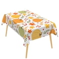 thumbnail image 5 of Duangreer Retro Orange Pumpkin Print Rectangle Tablecloth, Washable Table Cover with Waterproof Wrinkle Resistant for Restaurant Picnic Indoor Outdoor, 60 x 84 Inch, 5 of 6