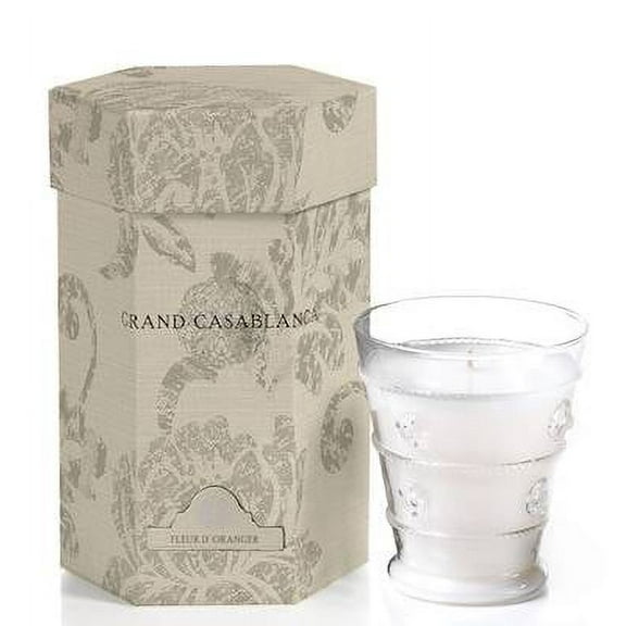 FLEUR D ORANGER Grand Casablanca Jar Candle by Zodax