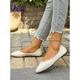 thumbnail image 3 of Spring/autumn Fashionable Black Ladies Flat Pointed Toe Shoes, Versatile, 3 of 4