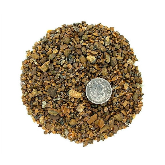 1/2 Ounce Australian Golden Tigereye Nugget Craft Grade 1/4 Inch And Less Rough