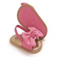 thumbnail image 3 of Luxsea Summer Baby Girls Shoes Non-Slip Canvas Bowknot Toddlers Newborn Infantil Sandals, 3 of 10